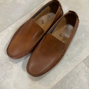 Aldo tan/burnt orange men’s loafers size 14 lightly/ barely worn